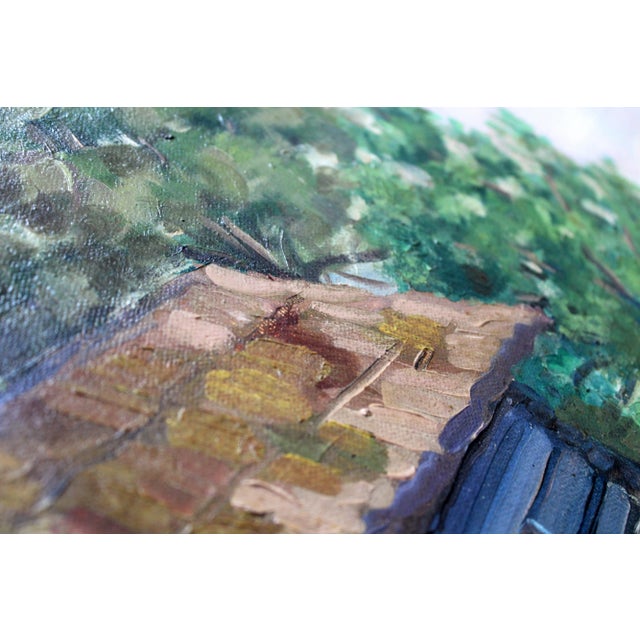 Elza Kalnina-Rutina, Old Bath-House, Oil on Canvas For Sale - Image 7 of 10