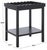 Contemporary Starlyn Scalloped Accent Table in Matte Black For Sale - Image 3 of 8