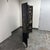 Chinoiserie Black Lacquer Four-Panel Folding Screen, Vintage For Sale - Image 4 of 12