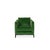 Textile Maxalto by B&b Italia Lucrezia Soft Armchair Fabric Green Sam by Antonio Citterio from B&b Italia / C&b Italia For Sale - Image 7 of 11