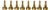 Brass Mini Candleholders by Hans-Agne Jakobsson, Sweden, 1950, Set of 8 For Sale