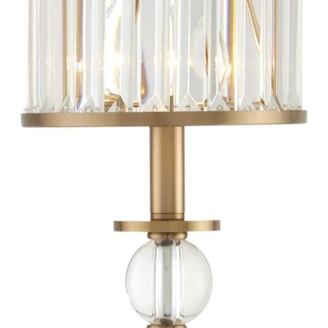 Contemporary Parfait Crystal Table Lamps by Currey & Company, Set of 2 For Sale - Image 3 of 7