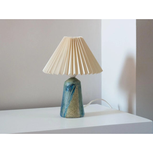 Danish Ceramic Table Lamp For Sale - Image 5 of 7