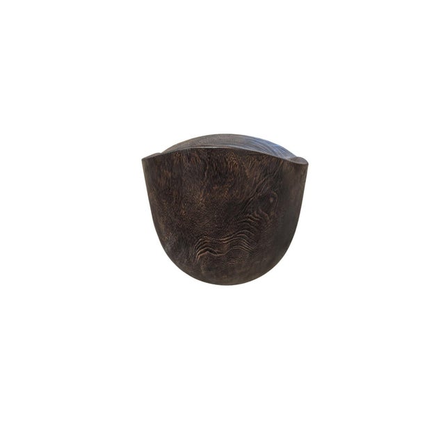 Not Yet Made - Made To Order Sculptural Lounge Chair Carved From Solid Suar Wood, Modern Organic For Sale - Image 5 of 8