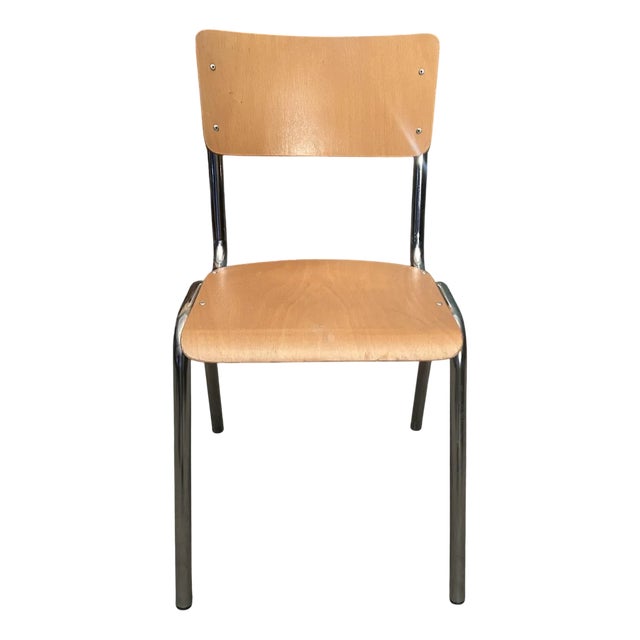 Dutch University Stacking Dining Chair For Sale