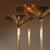 Brass Papyrus Floor Lamp by Nucci Valsecchi, Italy, 1970s For Sale - Image 3 of 18