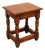 English Oak Stool, 19th Century For Sale