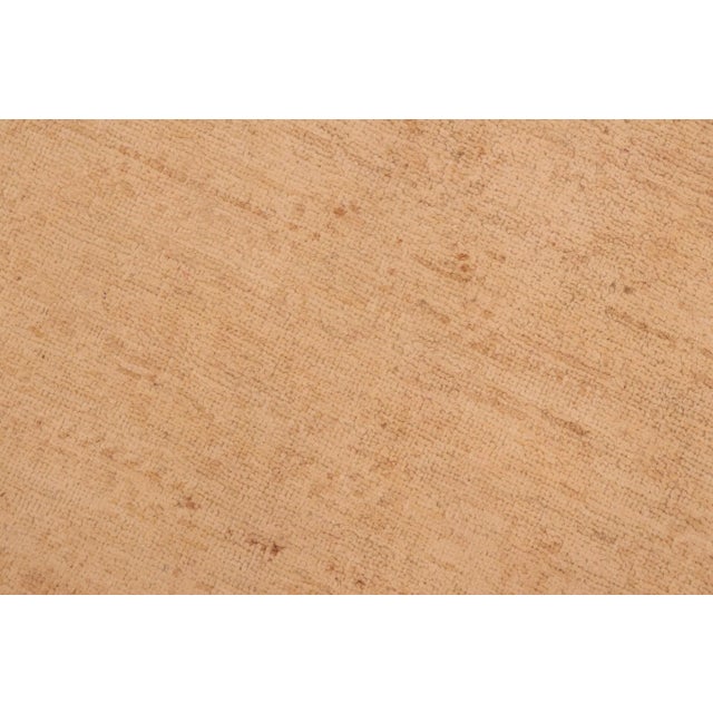 Textile Classic Ziegler Tan Hand-Knotted Wool Rug - 6'1'' X 8'10'' For Sale - Image 7 of 8