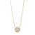 Cosmic Cluster Diamond Necklace 18 karat yellow gold For Sale