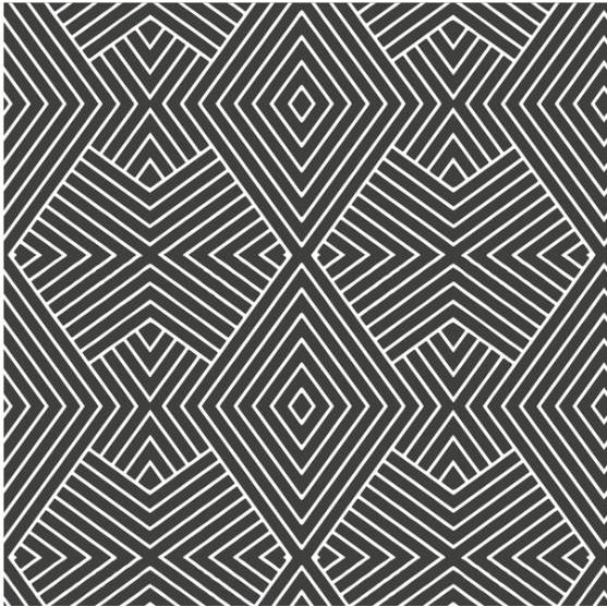 Mitchell Black Formation Jet Black Reverse Prepasted Wallpaper