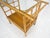 Mid-Century Modern Fine Bamboo c1970s 2 Tier glass Top Serving Bar Cart on Wheels Mid Century MINT! For Sale - Image 3 of 18