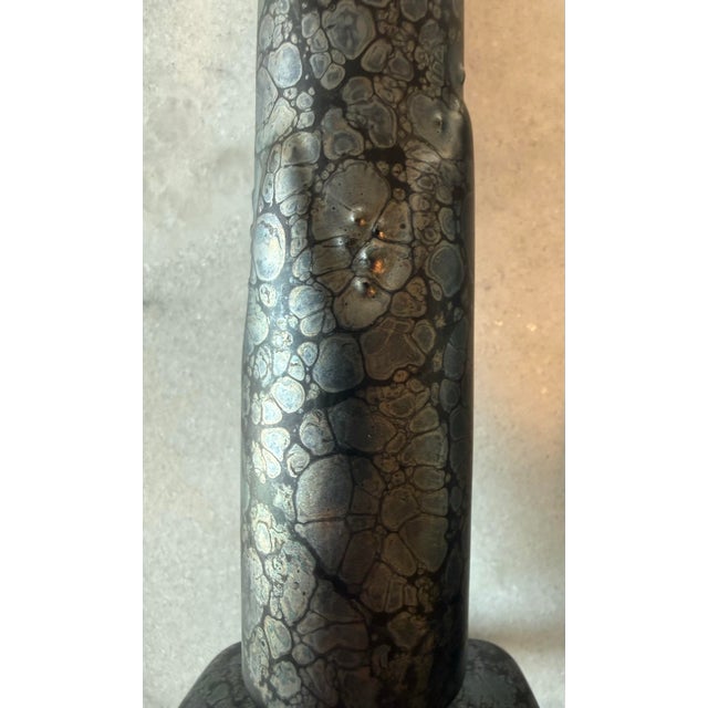 Ceramic Pair of PartyLite "Metropolis" Ceramic Candle Holders For Sale - Image 7 of 12