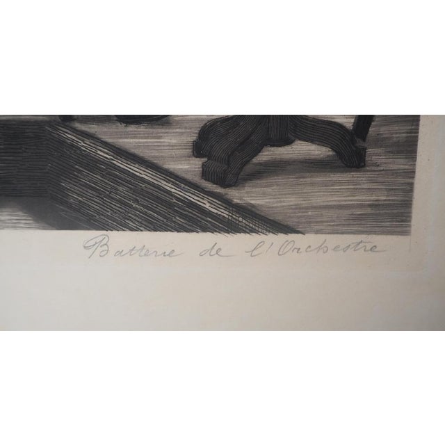 Paul Renouard, Musicians, 1893, Original Etching For Sale - Image 5 of 6