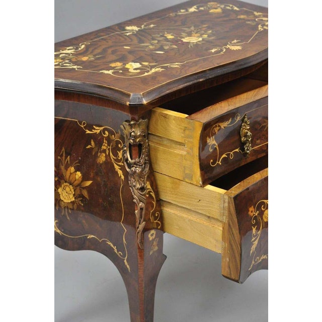 French Louis Xv Bombe Nightstands Commode By Roma Furniture A Pair Chairish