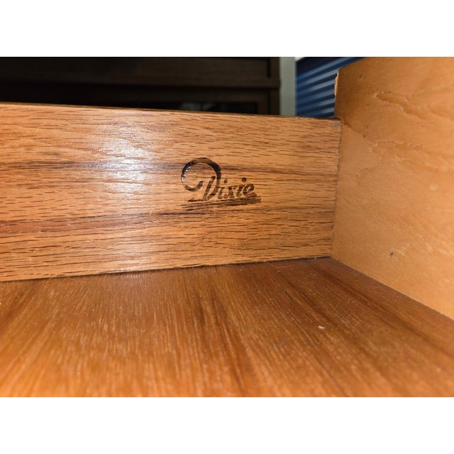 1960s Dixie Walnut Mid-Century Chest of Drawers For Sale - Image 11 of 12