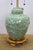 Vintage Marbro Celadon Green Porcelain Lotus Flower Ginger Jar Lamp 30" For Sale - Image 9 of 16