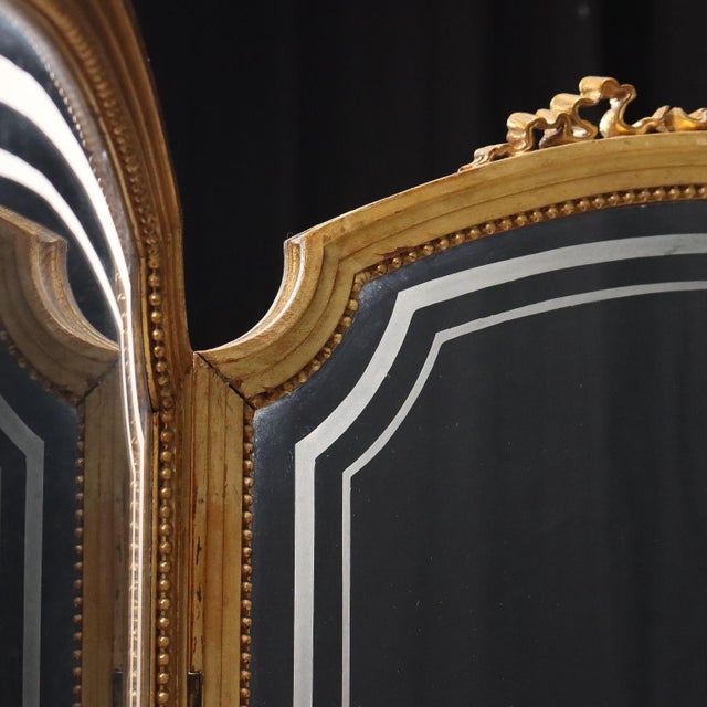 Gilded Wooden Screen For Sale - Image 5 of 11