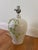 Vintage Ceramic Lamp With Applied Green Floral Motif For Sale - Image 4 of 6