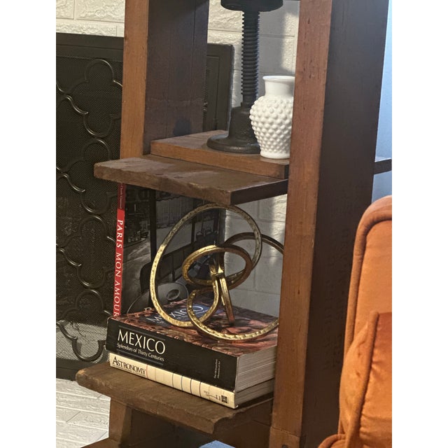 Antique Standing Bookbinder’s Press — h.c. Hilf Cigar Co. Wood For Sale - Image 11 of 12