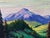 Textile " Sunlit Mountains" Majestic Mount Jefferson and Mount Hood Oregon 1930s by Andrew Dobos For Sale - Image 7 of 10