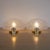 Art Deco 1930s Pair of French Art Deco Glass Demi Lune Table Lamps For Sale - Image 3 of 13
