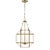 Suzanne Kasler By Visual Comfort Studio Morrison 3-Light Small Pendant with Clear Glass Shade in Satin Brass For Sale