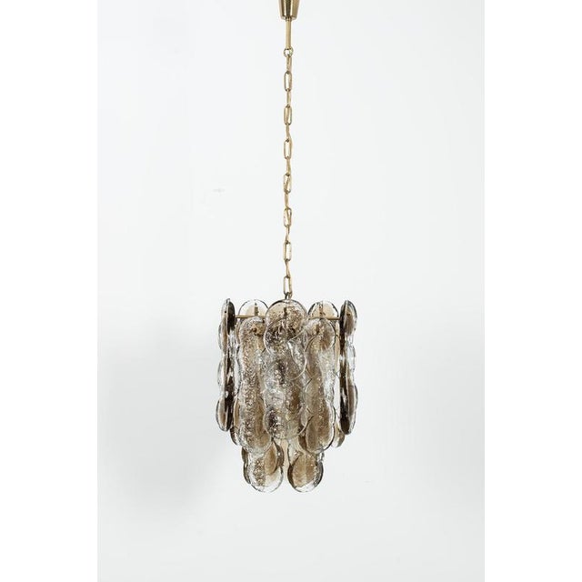 Kalmar Citrus hanging lamp with ‘Swirl’ glass. Truly a stunning lamp from the Mid Century Modern years. It has 6 bulbs and...