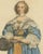 Jefferys, English Lady of Quality in 1640 with Feather Fan, 1757, Engraving For Sale - Image 4 of 9