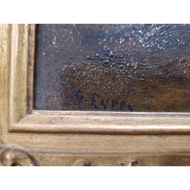 Paint Landscape With Cottage - George Eyres For Sale - Image 7 of 8