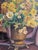 Early 20th Century Early 20th Century Still Life Botanical Oil Painting on Canvas For Sale - Image 5 of 11
