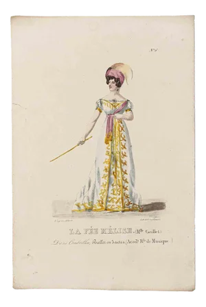Godefroy Engelmann, Grands Théâtres de Paris - La Fée Melise, Original Lithograph, 19th Century