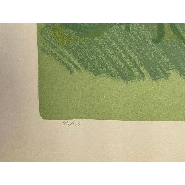 Ennio Morlotti, Sunflowers, 1975, Lithograph For Sale - Image 4 of 7