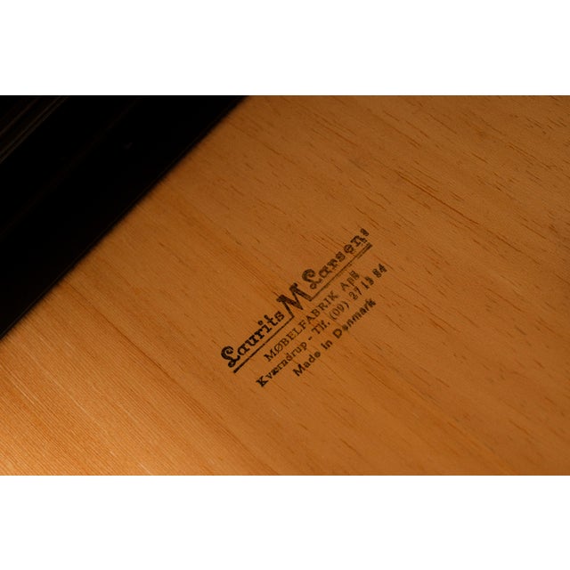 Wood 1960s Laurits M. Larsen Extendable Teak Dining Table Danish Modern Møbelfabrik a/S For Sale - Image 7 of 13