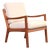 Mid-Century Modern Danish Senator Lounge Chair in Teak by Ole Wanscher for Cado, 1960s For Sale