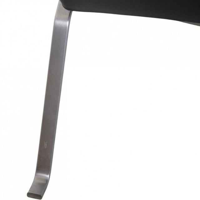Animal Skin Vintage PK22 Chair in Black Aura Leather by Poul Kjærholm, 2000s For Sale - Image 7 of 13