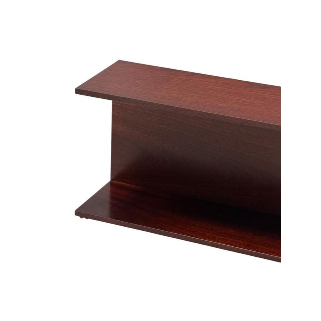 Stunning and rare Mid-Century Modern wall mounted shelf. Design by Walter Wirtz for Wilhelm Renz. Striking German design...