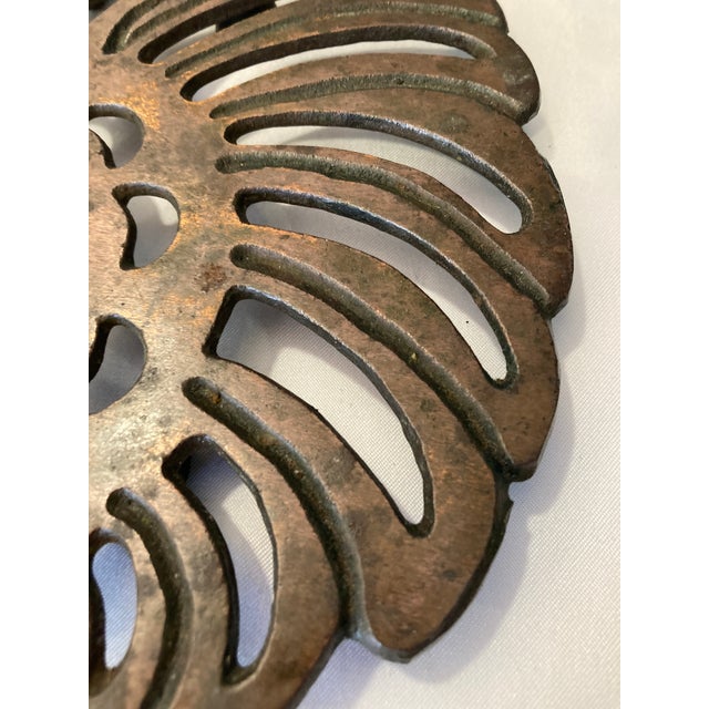 Vintage Copper Chicken Trivet Folk Art Design For Sale - Image 10 of 12