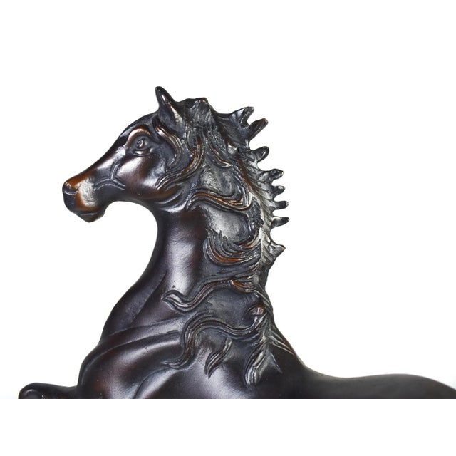 Metal Bronze Horse Figurine Model For Sale - Image 7 of 12