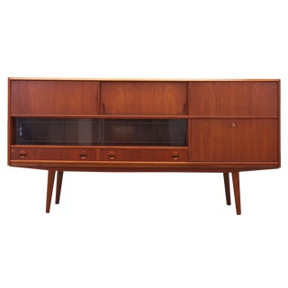 Danish Teak Highboard, 1970s For Sale