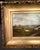 A charming late 19th century English country landscape painting, circa 1890, depicting a peaceful rural scene with a herd...