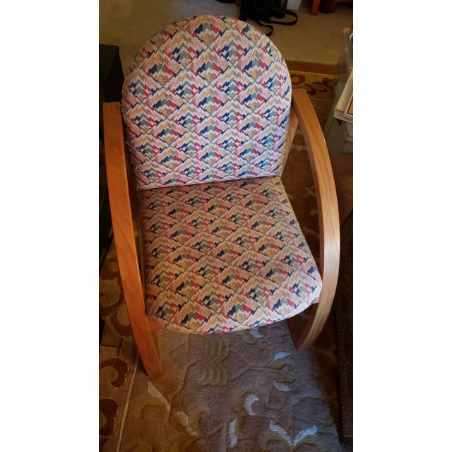 1980s Vintage Bauhaus Style Peter Danko Chairs - Set of 4 For Sale - Image 9 of 11