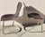 Willy Rizzo mid-century-designed chrome steel frames with saddle leather covers. A pair of 2 chair 35" tall and 18" wide....