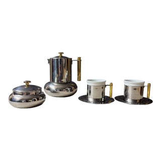 20th Century Italian Balzano Espresso Set - 6 pcs For Sale