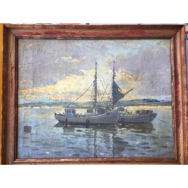 Gustav P. Rimmer, Aalborg, Denmark, 1938, Oil on Canvas For Sale - Image 7 of 7