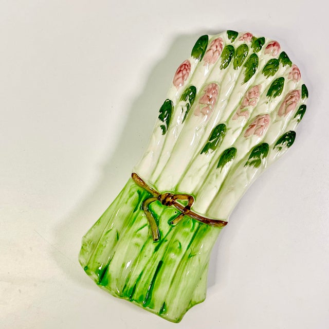 1980s 1980s Vintage Hollywood Regency Boho Chic Asparagus Spoon Rest. For Sale - Image 5 of 11