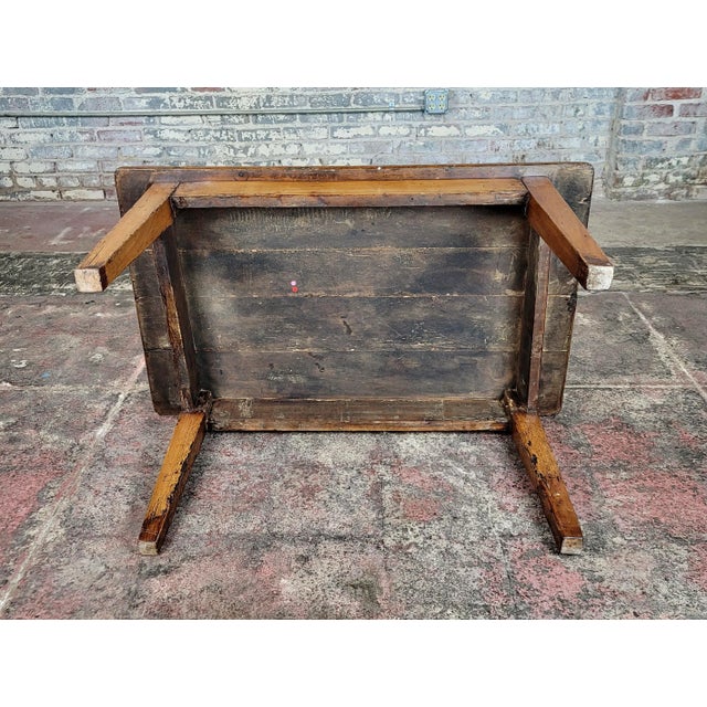 18th Century French Farm Coffee Table -Walnut For Sale - Image 10 of 11
