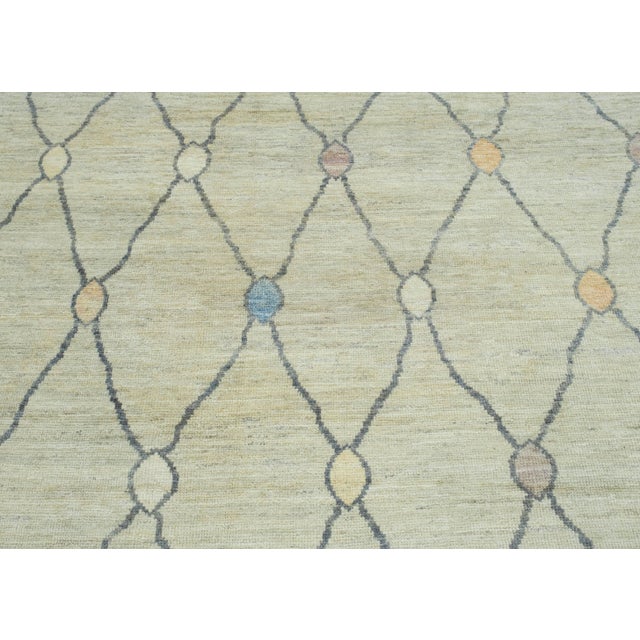 Turkish Oushak Rug 12'5" x 15'6" #18674 For Sale In Houston - Image 6 of 8