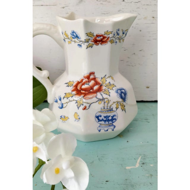 Ironstone Creamer Chinese Peony Masons For Sale In Fayetteville, AR - Image 6 of 8