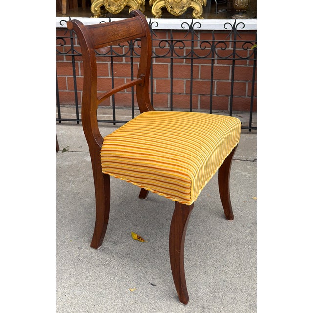 Set of 6 Antique Early 19th C Regency Mahogany Dining Chairs For Sale - Image 9 of 11