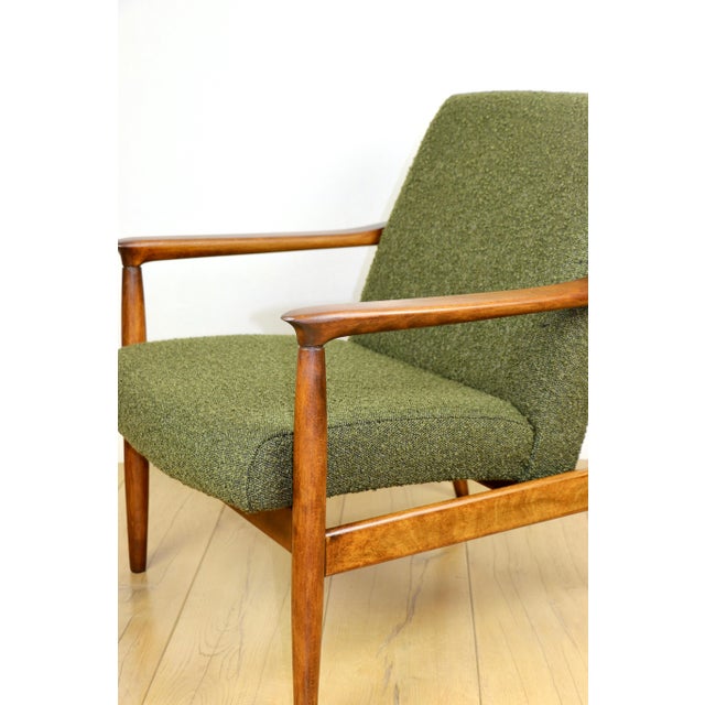 1970s Green GFM-64 Lounge Chair by Edmund Homa, 1970s For Sale - Image 5 of 13